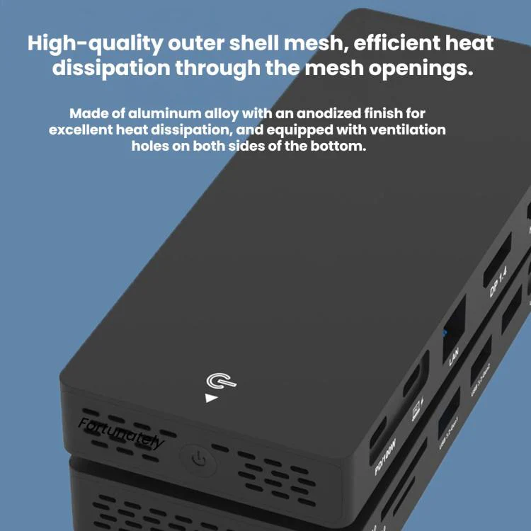Blueendless TYPE-C Expansion Dock 4K 60Hz High-Definition Splitter(Dual HDMI + DP Quad-screen Display) - Image 3