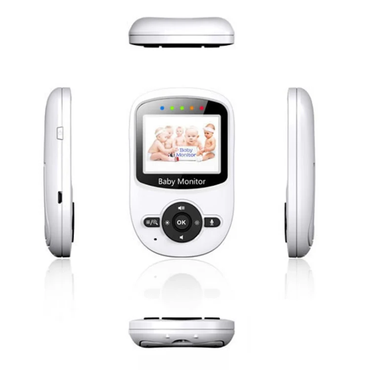 BM-SM24 2.4 inch LCD 2.4GHz Wireless Surveillance Camera Baby Monitor with 8-IR LED Night Vision, Two Way Voice Talk(White) - Image 2