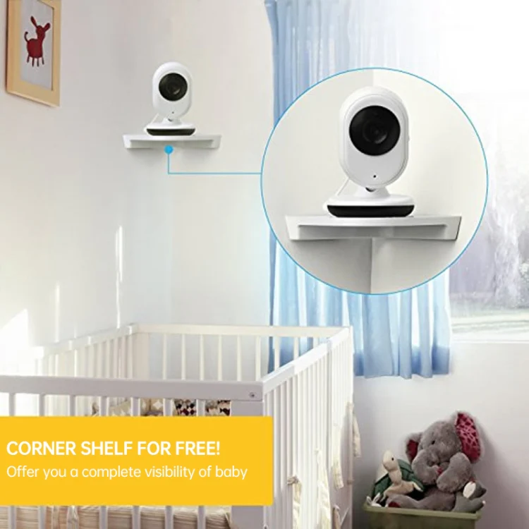 BM-SP820 2.4 inch LCD 2.4GHz Wireless Surveillance Camera Baby Monitor with 7-IR LED Night Vision, Two Way Voice Talk(White) - Image 10