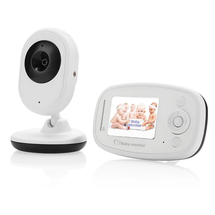BM-SP820 2.4 inch LCD 2.4GHz Wireless Surveillance Camera Baby Monitor with 7-IR LED Night Vision, Two Way Voice Talk(White) - Image 2
