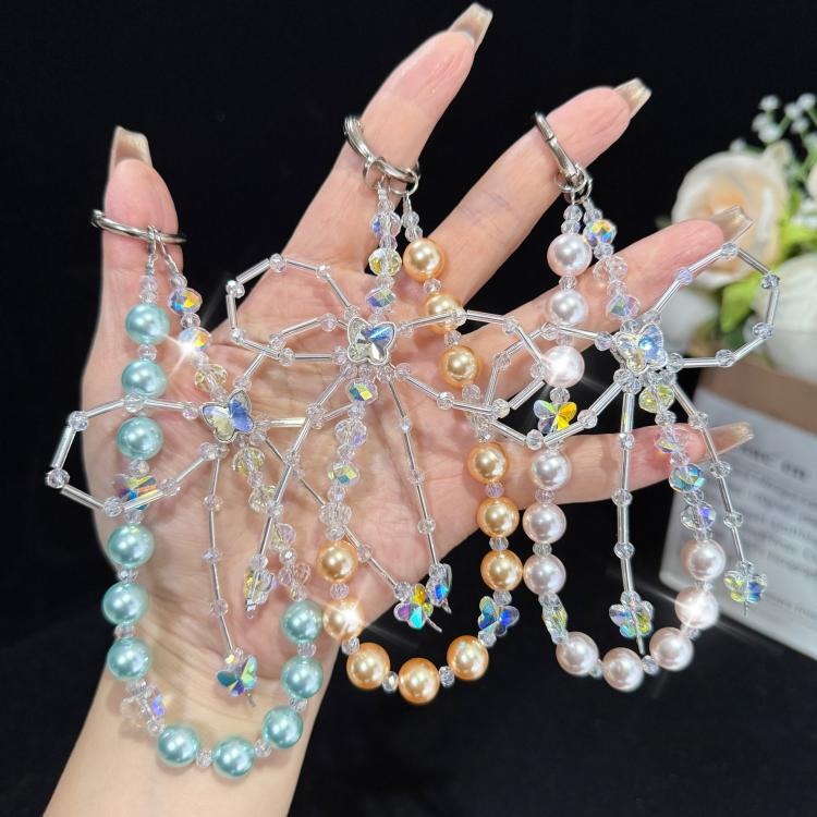 Bow Beaded Crystal Chain(Blue) - Image 6