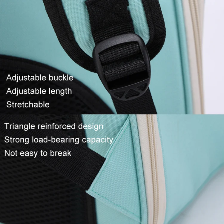 Breathable Cat Backpack Foldable Outdoor Portable Pet Bag(Model 2 Green) - Image 9