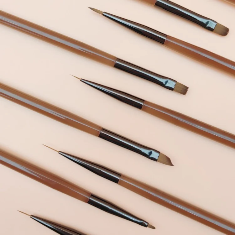 Brown Nail Art Pen Set Colorful Drawing Tools, Style: Versatile Pen - Image 5
