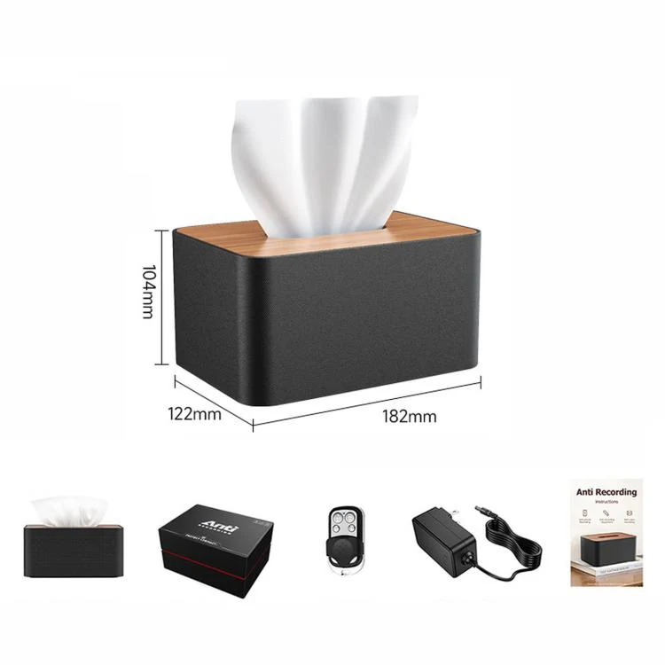 BS-99 Covert Tissue Box Audio Protection Device, 360 Degrees Ultrasonic Voice Recorder Blocker, US Plug - Image 13