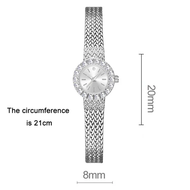 BS Bee Sister Elegant Quartz Watch Light Luxury Temperament Antique Women Watch Holiday Gift(Gold White) - Image 4