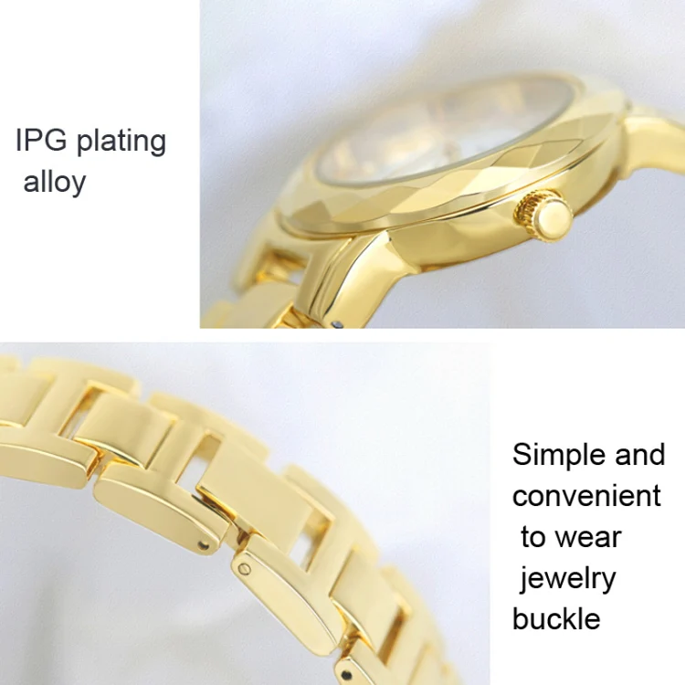 BS Bee Sister FA1481 Flower Embellished Ladies Alloy Watch Wrist Watches(Silver) - Image 4