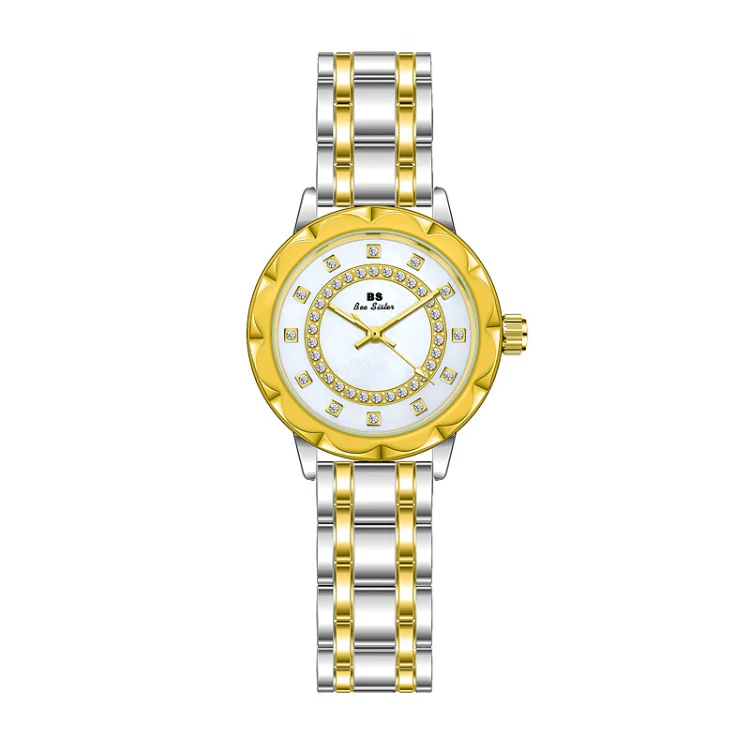 BS Bee Sister FA1506 Lace Ladies Watch Elegant Watch(Golden)