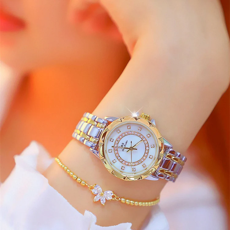 BS Bee Sister FA1506 Lace Ladies Watch Elegant Watch(Golden) - Image 2