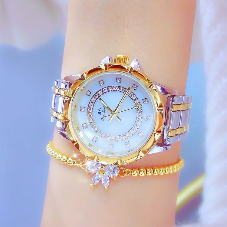 BS Bee Sister FA1506 Lace Ladies Watch Elegant Watch(Golden) - Image 3