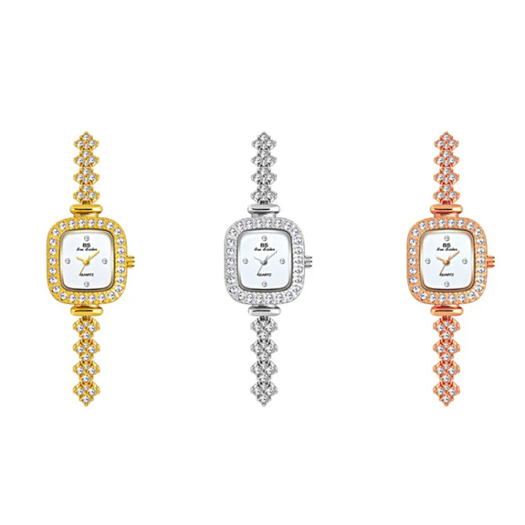 BS Bee Sister FA1518 Women Diamond Watch Bracelet Watch(Rose Gold) - Image 3
