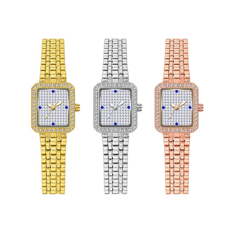 BS Bee Sister FA1597 Ladies Alloy Watch Diamond Watch(Silver) - Image 2