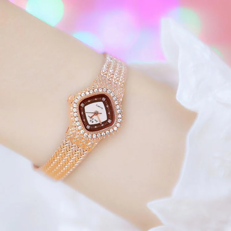 BS Bee Sister FA1659 Chain Watch Wheat Ear Watch Simple Temperament Ladies Watch(Rose Gold) - Image 2