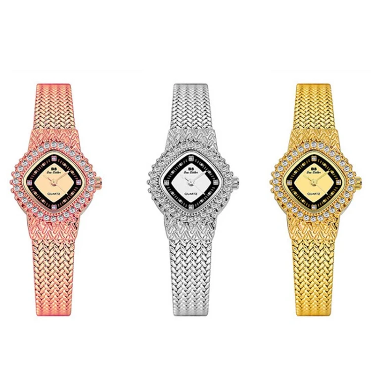 BS Bee Sister FA1659 Chain Watch Wheat Ear Watch Simple Temperament Ladies Watch(Rose Gold) - Image 3