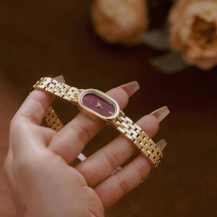 BS Bee Sister FA1905 Womens Vintage Oval Watch Quartz Dress Watch with Butterfly Clasp(Silver Grey) - Image 4