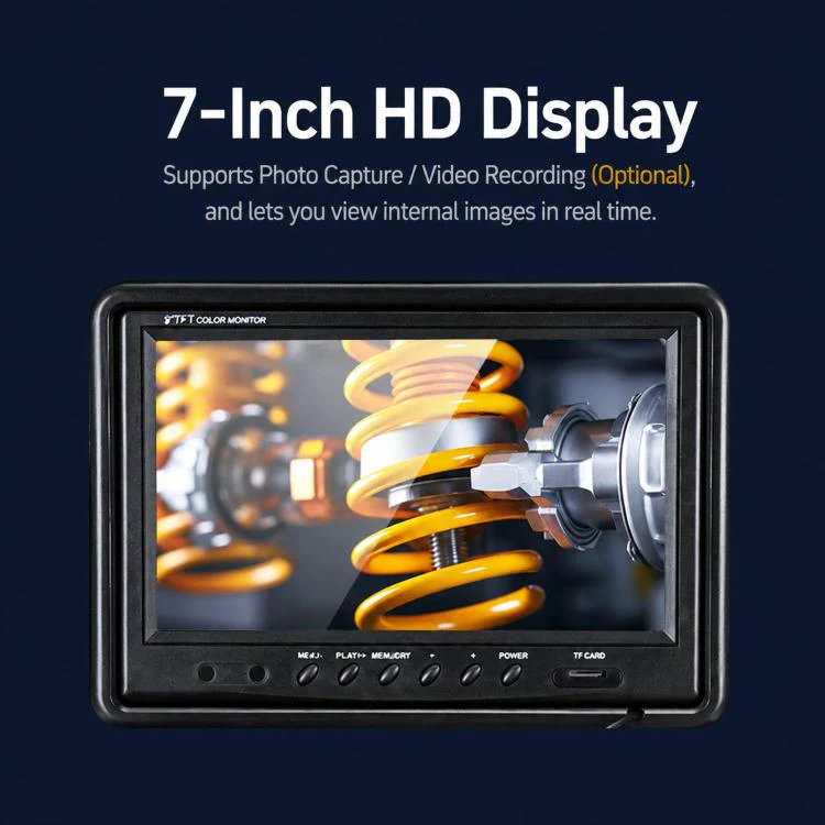 BS70F Industrial Pipeline Endoscope Sewer Pipe Wall Inspection Detector Waterproof HD Camera, Length: 30m - Image 2