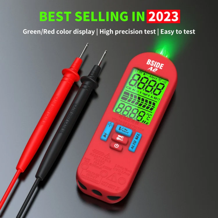 BSIDE A2 Charging Model Mini Digital Auto-Ranging Pencil Multimeter, Specification: Standard - Image 5