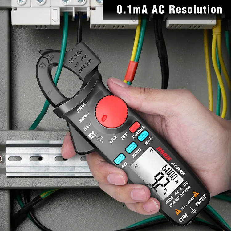 BSIDE ACM92 Digital Clamp Multimeter Current And Voltage Tester - Image 10