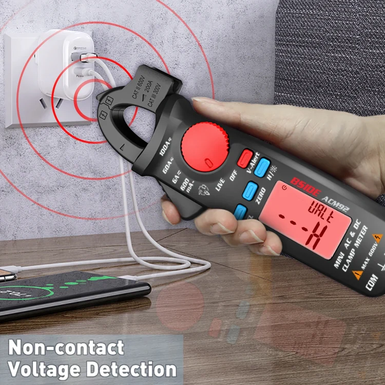 BSIDE ACM92 Digital Clamp Multimeter Current And Voltage Tester - Image 11