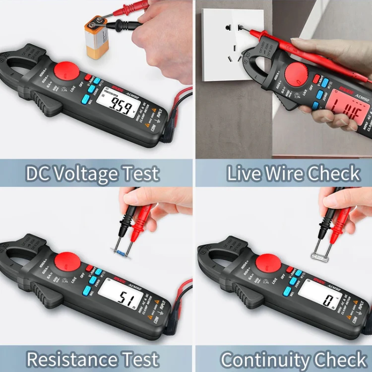 BSIDE ACM92 Digital Clamp Multimeter Current And Voltage Tester - Image 8