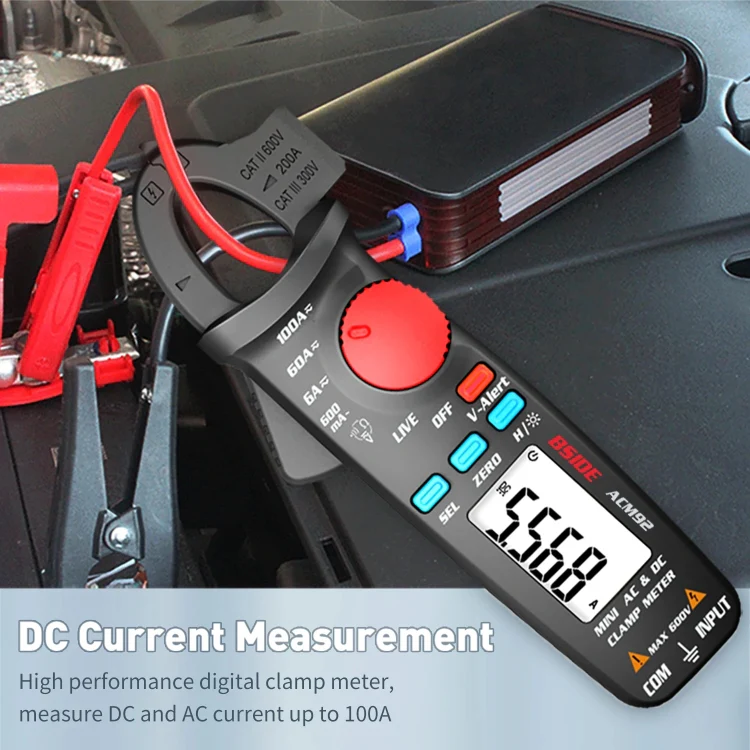 BSIDE ACM92 Digital Clamp Multimeter Current And Voltage Tester - Image 9