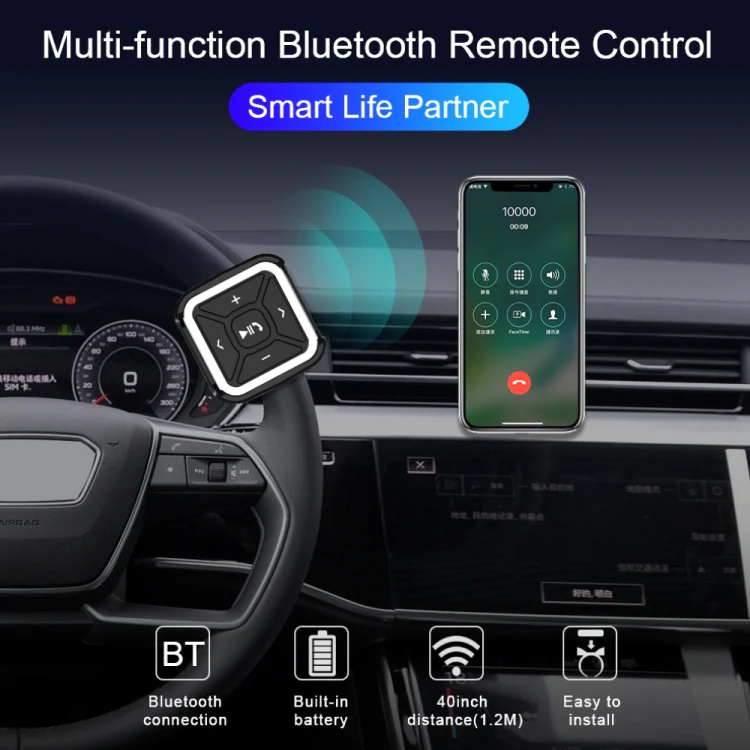 BT009 Car Bluetooth Hands-Free Controller - Image 6