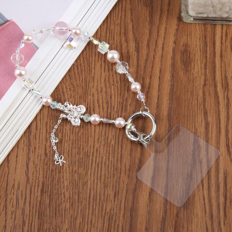 Bubble Bead Tassel Phone Lanyard(Pink)