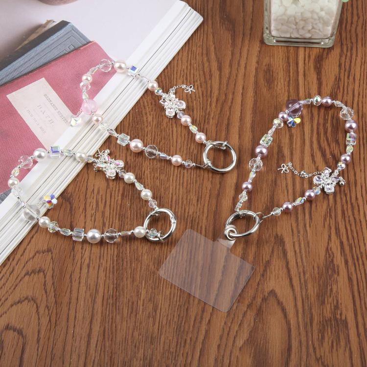 Bubble Bead Tassel Phone Lanyard(Pink) - Image 2