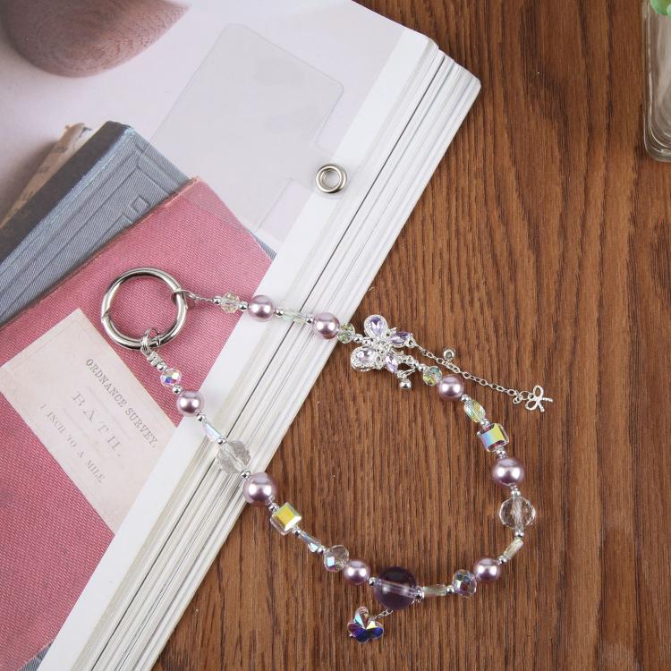 Bubble Bead Tassel Phone Lanyard(Purple) - Image 3
