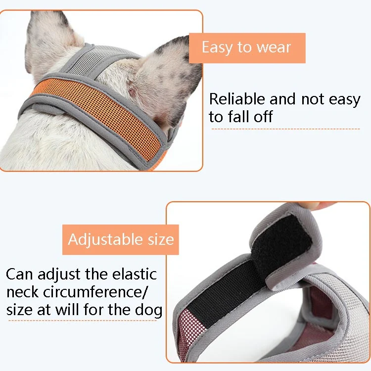 Bulldog Mouth Cover Flat Face Dog Anti-Eat Anti-Bite Drinkable Water Mouth Cover L(Wine Red) - Image 3