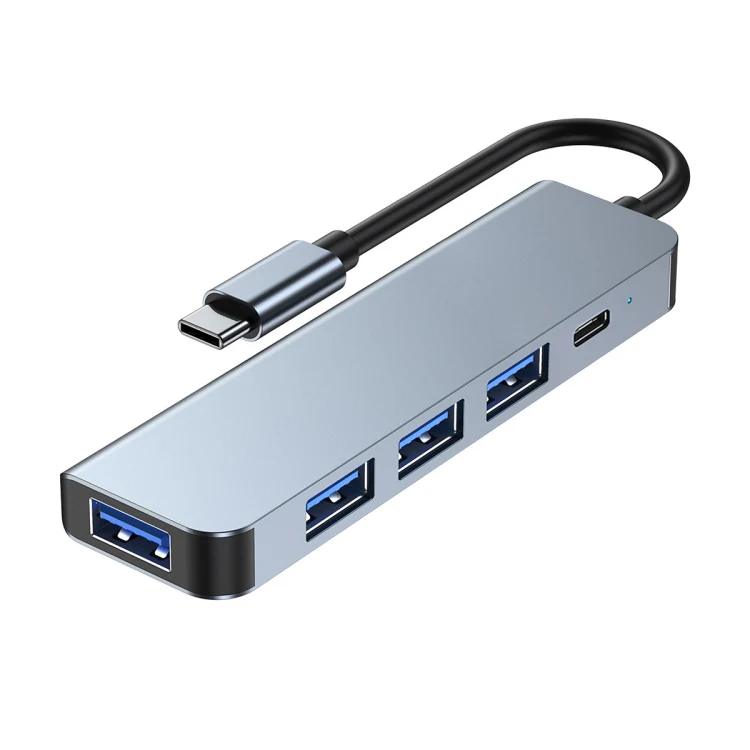 BYL-2301T 5 in 1 USB-C / Type-C to USB Multifunctional Docking Station HUB Adapter - Image 2