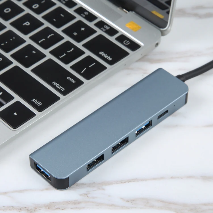 BYL-2301T 5 in 1 USB-C / Type-C to USB Multifunctional Docking Station HUB Adapter - Image 7
