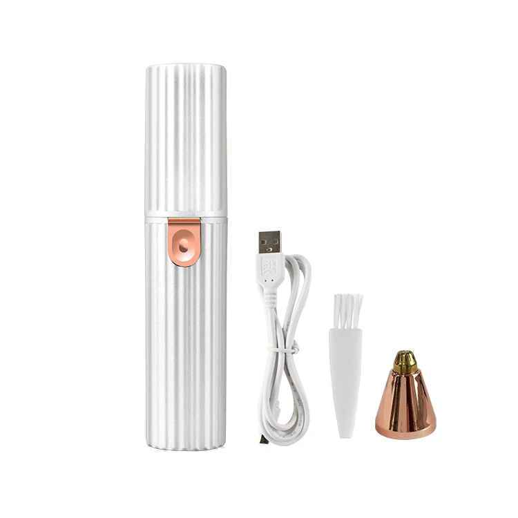 BZ-207 USB Electric Shaver Eyebrow Trimmer(White)