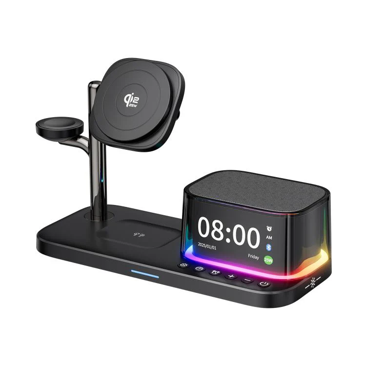 C09 Plus 5 in 1 Magnetic Wireless Charger(Black)