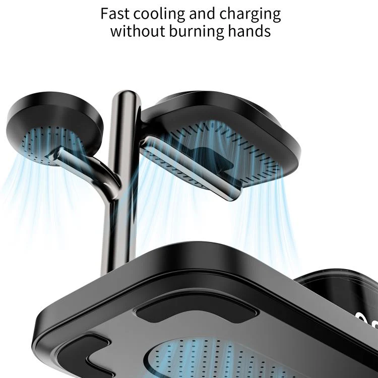C09 Plus 5 in 1 Magnetic Wireless Charger(Black) - Image 6