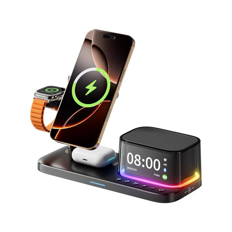 C09 Plus 5 in 1 Magnetic Wireless Charger(White) - Image 2