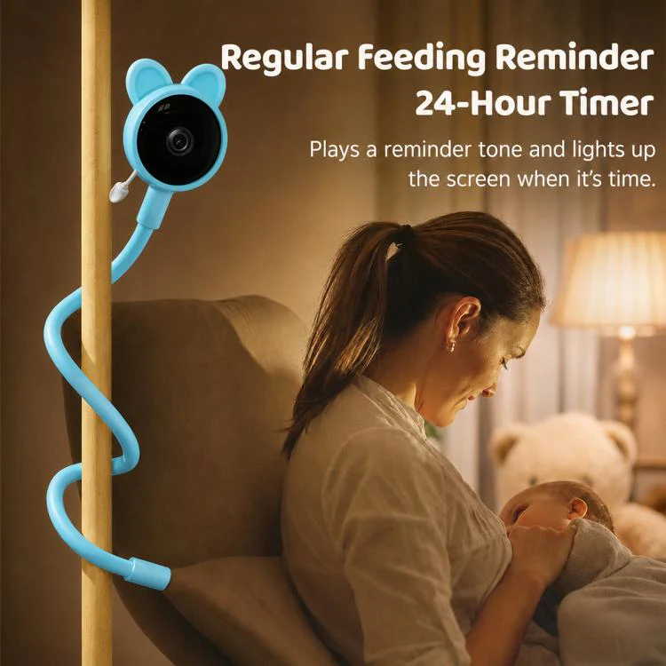 C11 2MP Wireless Wi-Fi Baby Monitor Care Camera, Plug Type:AU Plug(Blue) - Image 11