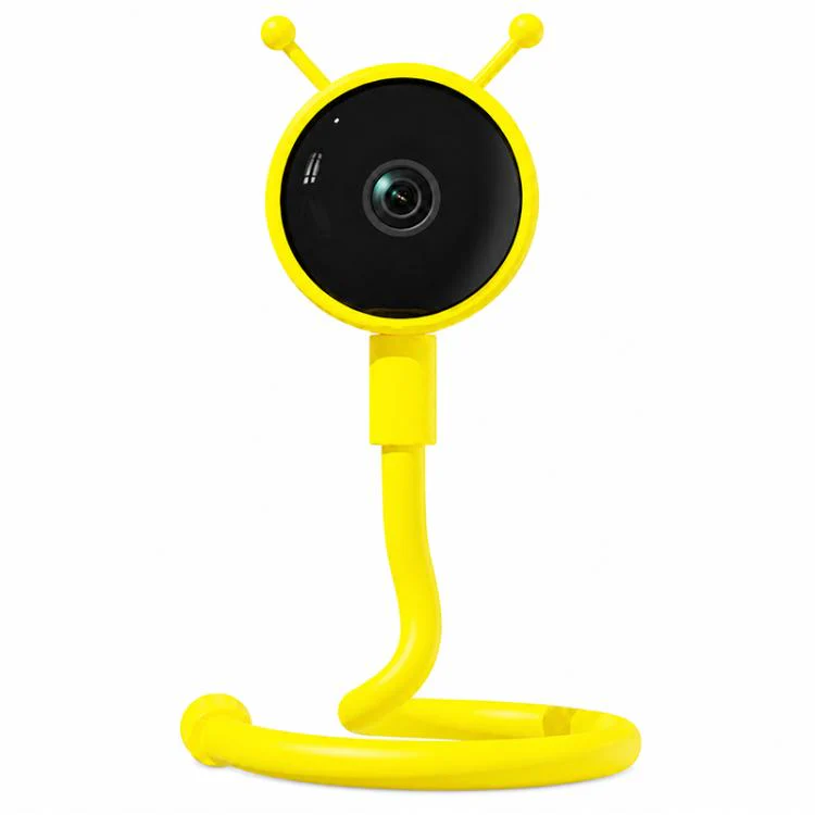 C11 2MP Wireless Wi-Fi Baby Monitor Care Camera, Plug Type:UK Plug(Yellow) - Image 2