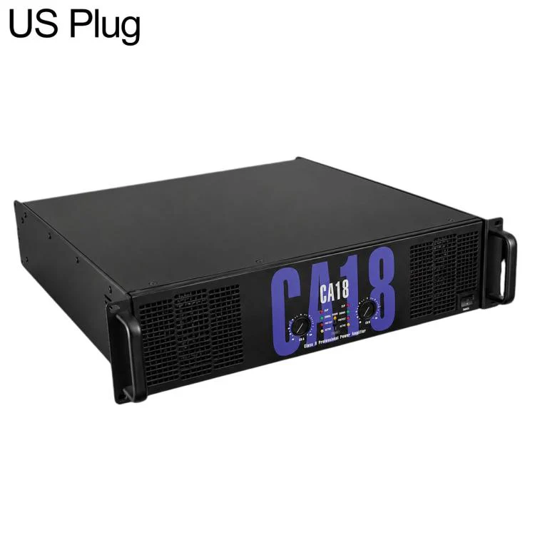 CA18 2400W Stage Dual-Channel Pure Audio Power Amplifier(US Plug)