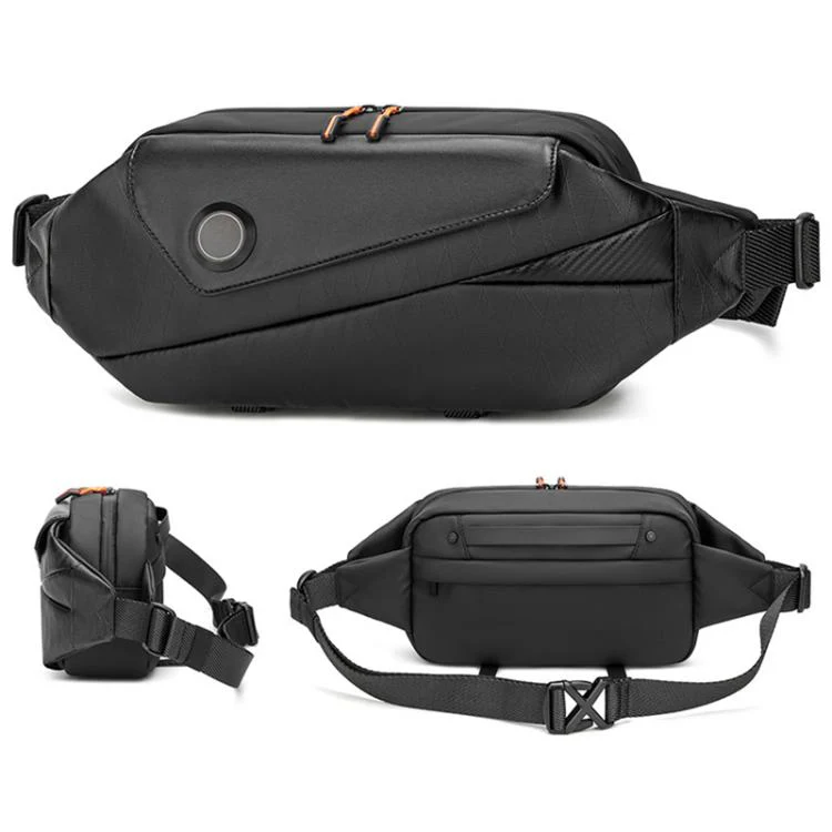 Camera Sling Chest Bag Multifunction Photography Shoulder Bag, Size:30 x 9.5 x 17cm(Black)