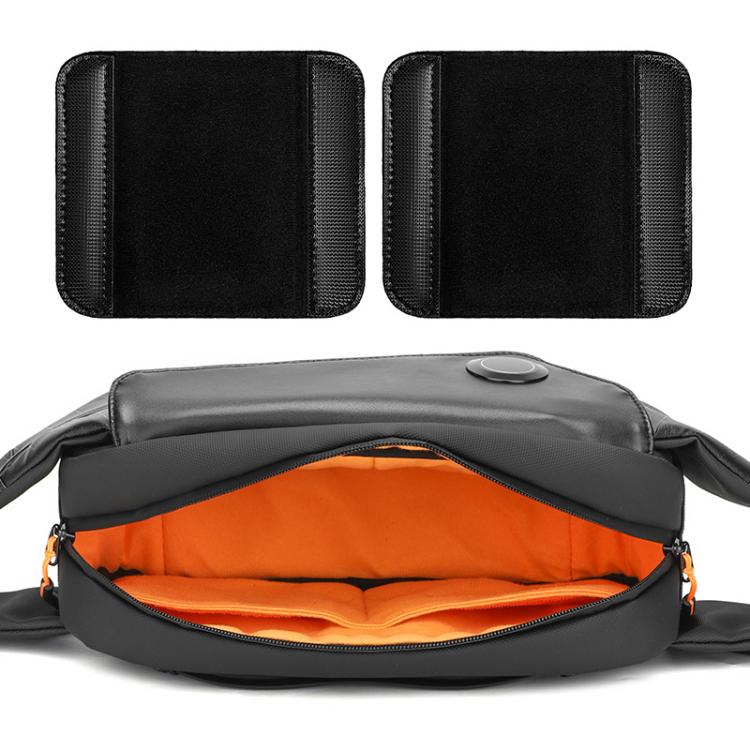 Camera Sling Chest Bag Multifunction Photography Shoulder Bag, Size:30 x 9.5 x 17cm(Grey) - Image 12