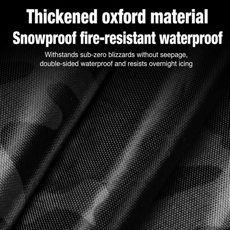 Camouflage Thickened Windproof Car Snow Shield Magnetic Windshield Snow & Sun Cover, Size: Large - Image 5