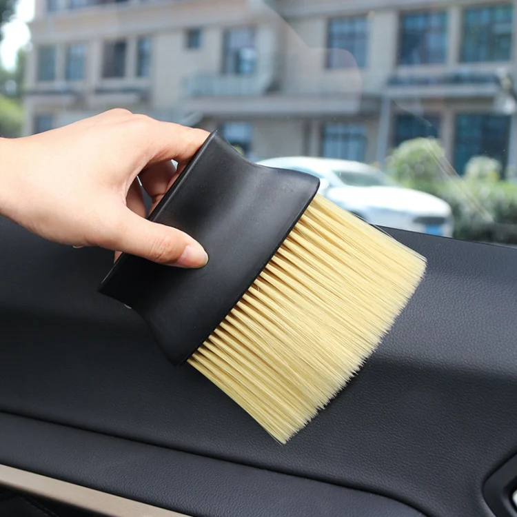 Car Air-Conditioning Air Outlet Dust Removal Cleaning Brush(Yellow) - Image 6