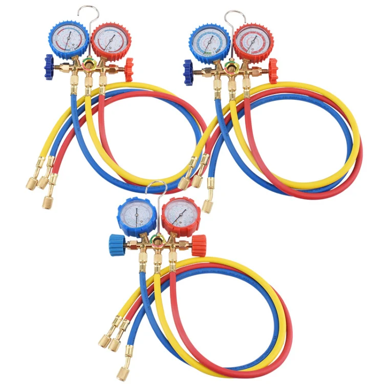 Car Air Conditioning Refrigeration Fluoridation Double Meter Valve(C) - Image 5