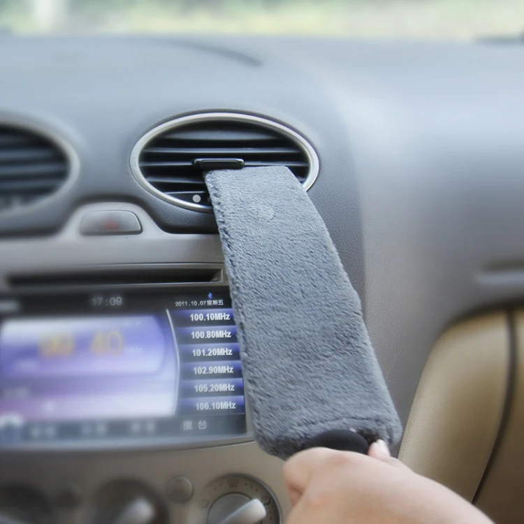 Car Air Outlet Cleaning Brush Interior Cleaning Tool, Style: Cleaning Ruler Brush - Image 2