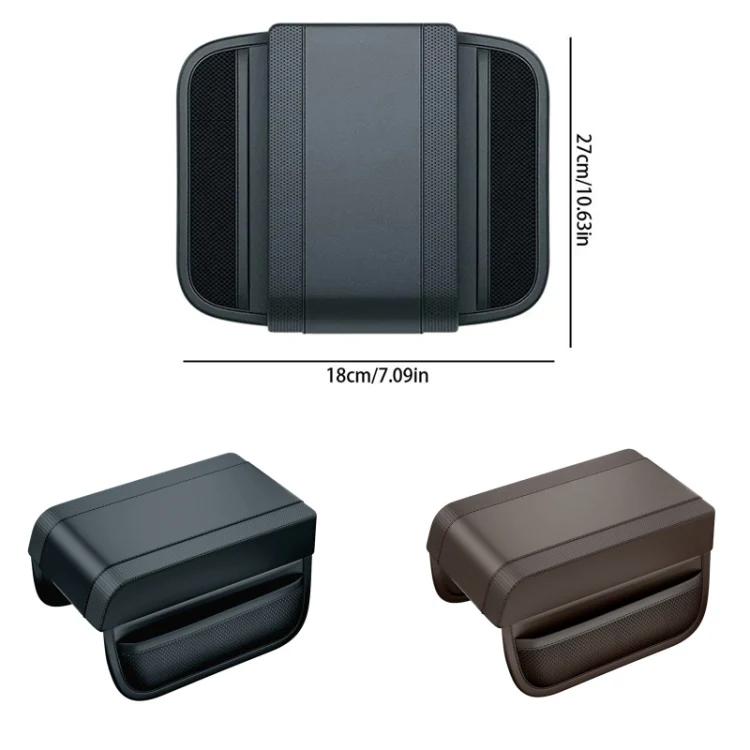 Car Armrest Box Heightening Pad Memory Foam Elbow Support(Black) - Image 2