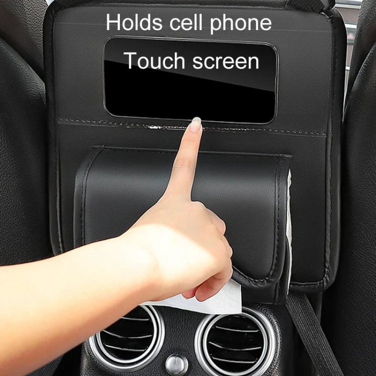 Car Armrest Box Storage Bag Auto Interior Multi-Functional Shelf, Style: With Built-In Bucket - Image 4