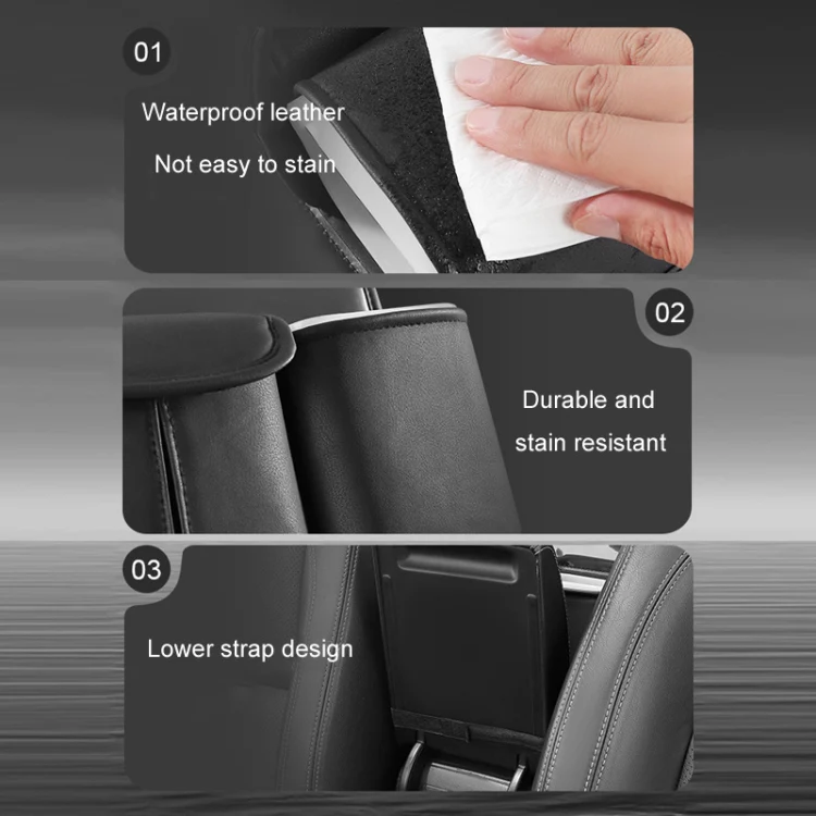 Car Armrest Box Storage Bag Auto Interior Multi-Functional Shelf, Style: With Built-In Bucket - Image 6
