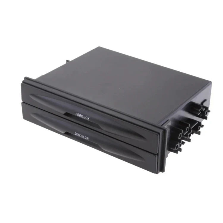 Car Audio Modified Multi-purpose Storage Box Cup Holder(Double-layer Box) - Image 2