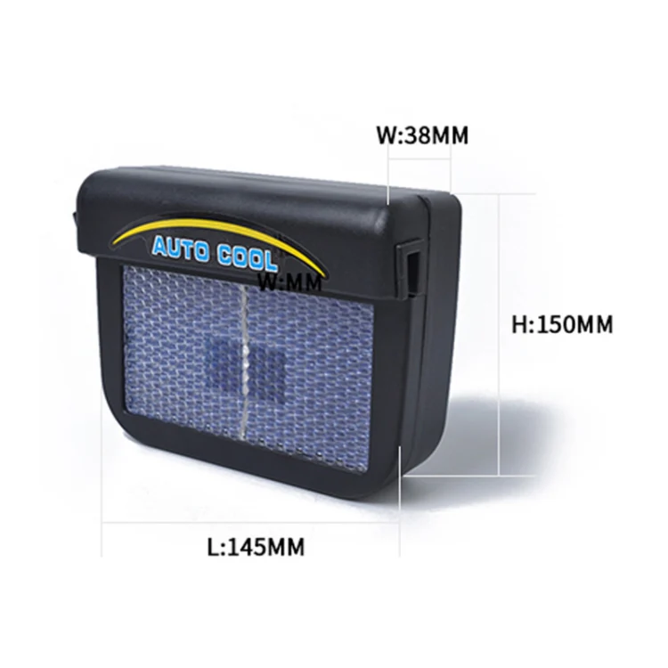 Car Auto Solar Powered Cool Air Vent Cooling Fan Cooler - Image 5
