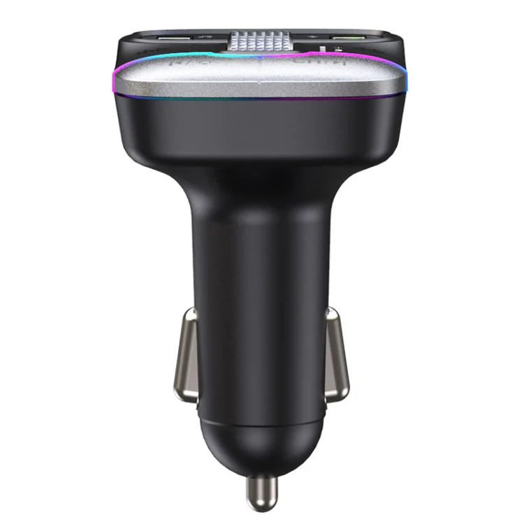 Car Bluetooth MP3 Player Fast Charging Charger(Black) - Image 4